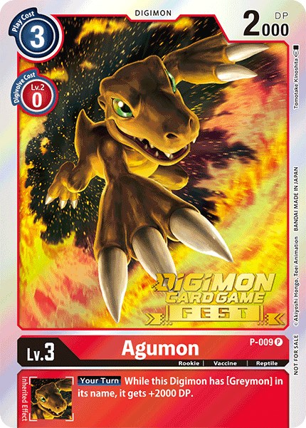 Agumon [P-009] (Digimon Card Game Fest 2022) [Promotional Cards] | Play N Trade Winnipeg