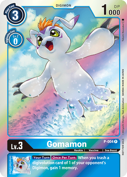 Gomamon [P-004] [Promotional Cards] | Play N Trade Winnipeg