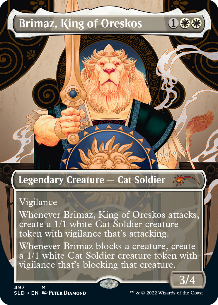 Brimaz, King of Oreskos (Borderless) [Secret Lair Drop Series] | Play N Trade Winnipeg