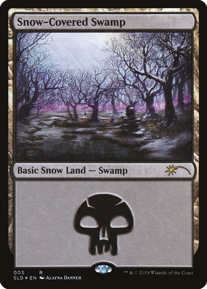 Snow-Covered Swamp (003) [Secret Lair Drop Series] | Play N Trade Winnipeg