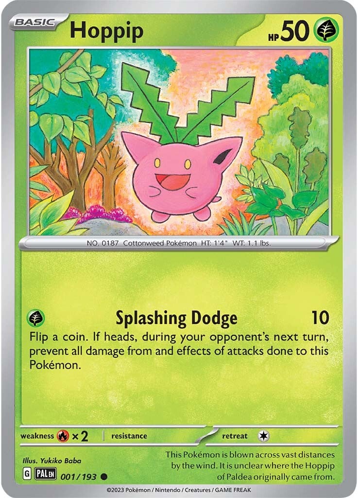 Hoppip (001/193) [Scarlet & Violet: Paldea Evolved] | Play N Trade Winnipeg