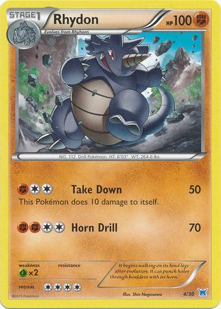 Rhydon (4/30) [XY: Trainer Kit 2 - Latios] | Play N Trade Winnipeg