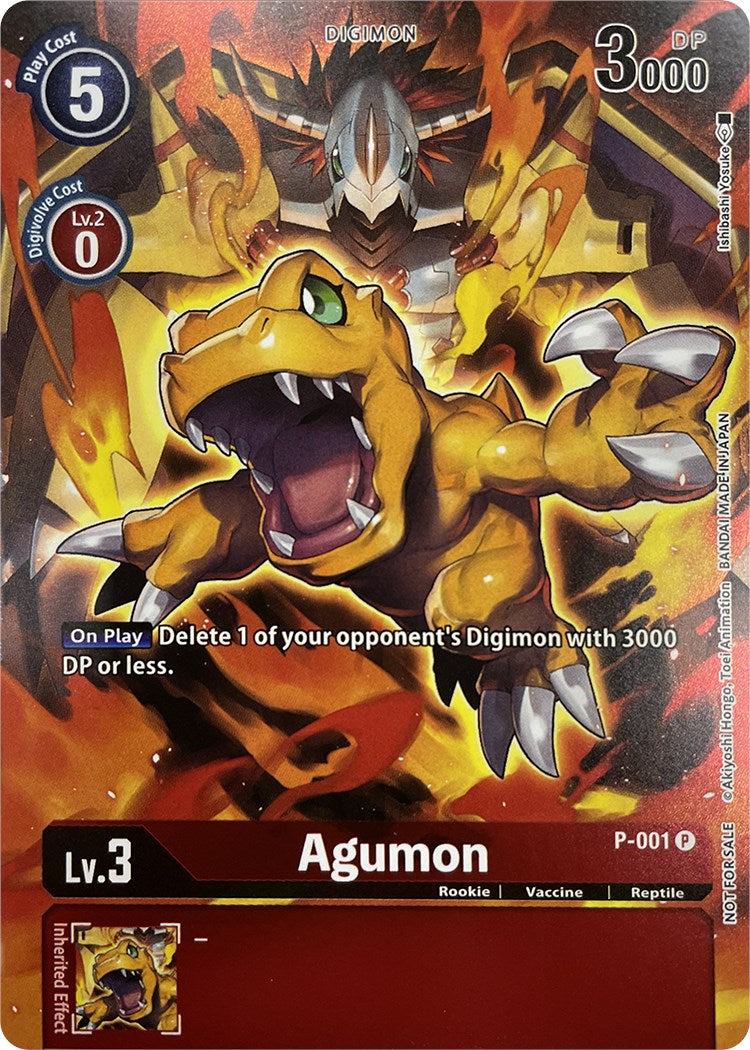 Agumon [P-001] (Tamer's Evolution Box 2) [Promotional Cards] | Play N Trade Winnipeg