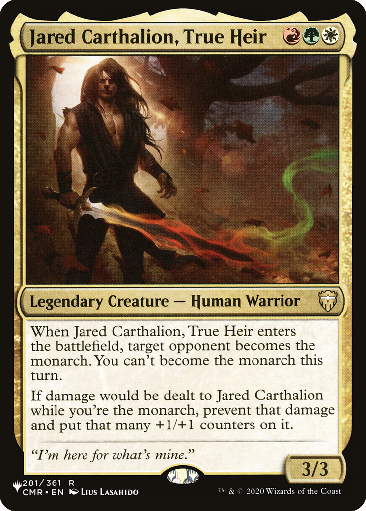 Jared Carthalion, True Heir [The List] | Play N Trade Winnipeg