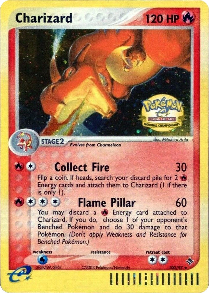 Charizard (100/097) (National Championships) [League & Championship Cards] | Play N Trade Winnipeg