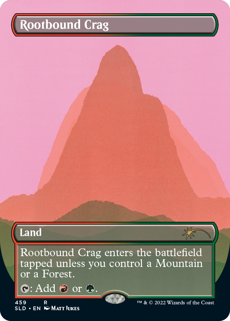 Rootbound Crag (Borderless) [Secret Lair Drop Series] | Play N Trade Winnipeg