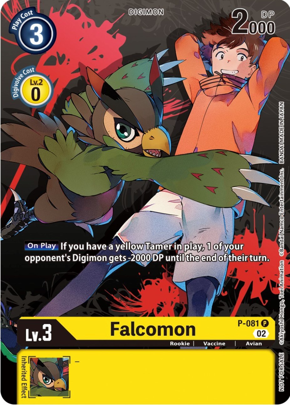 Falcomon [P-081] (Tamer Party Vol.7) [Promotional Cards] | Play N Trade Winnipeg