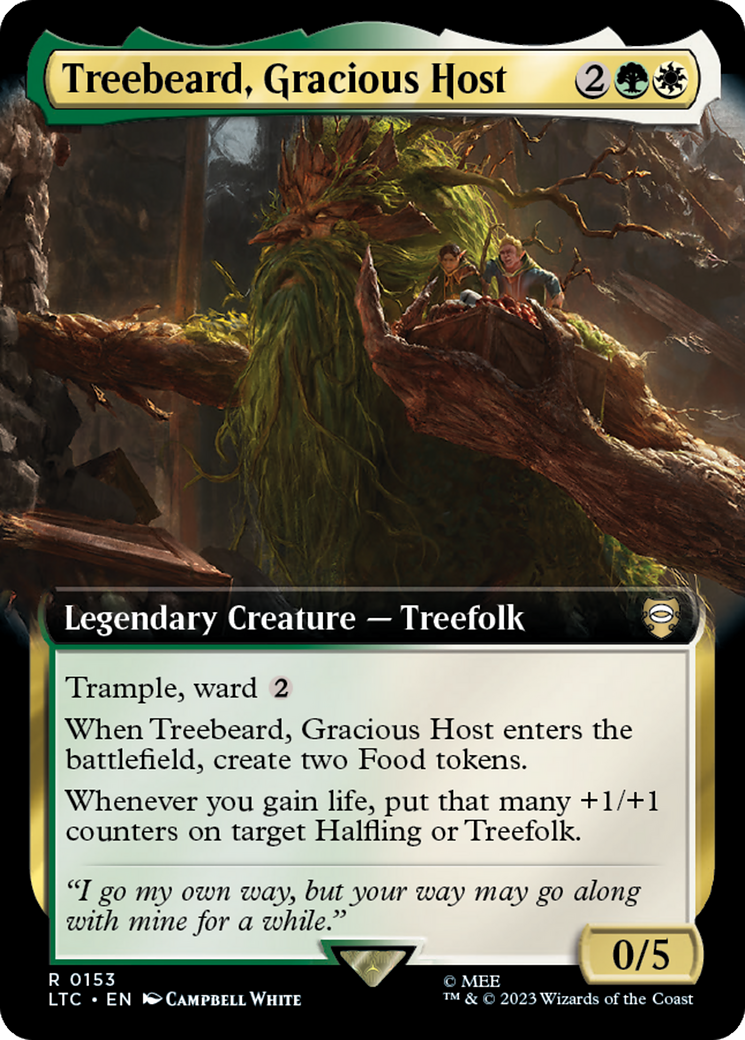 Treebeard, Gracious Host (Extended Art) [The Lord of the Rings: Tales of Middle-Earth Commander] | Play N Trade Winnipeg