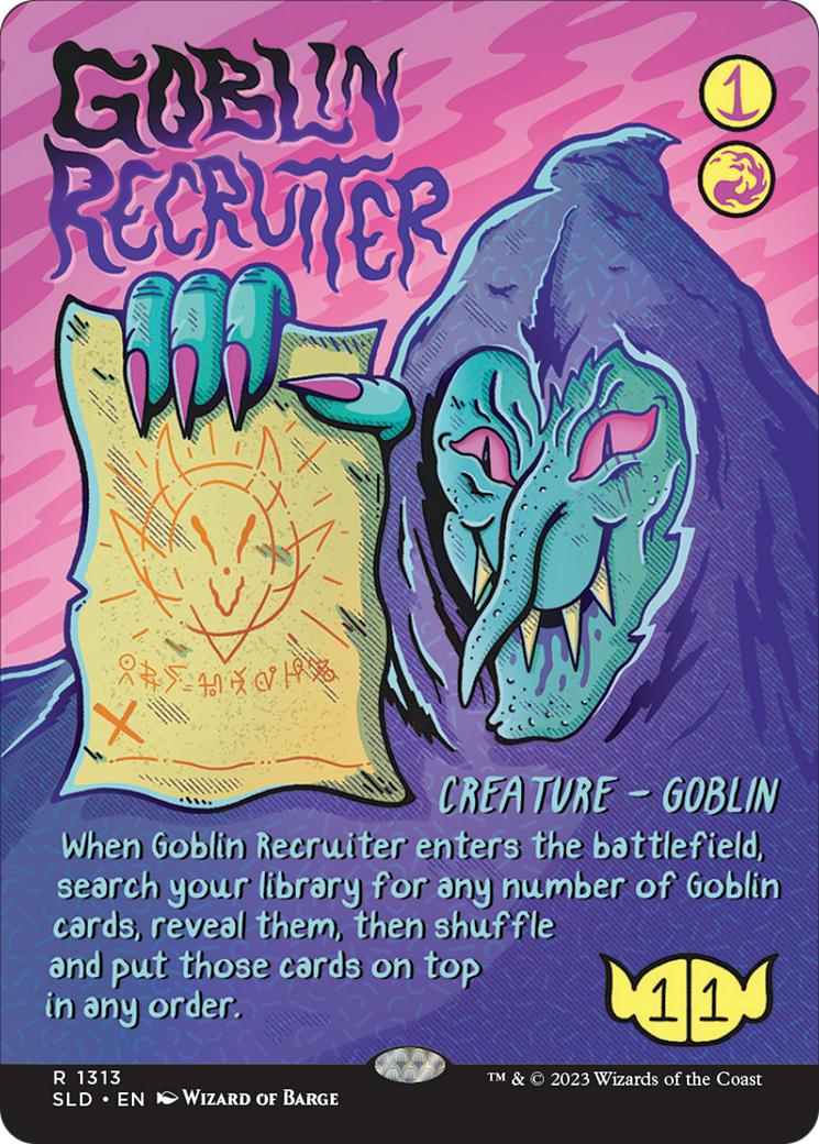 Goblin Recruiter (Rainbow Foil) [Secret Lair Drop Series] | Play N Trade Winnipeg