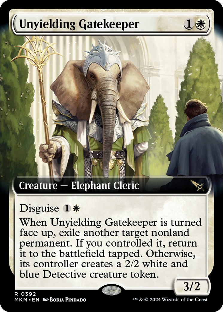 Unyielding Gatekeeper (Extended Art) [Murders at Karlov Manor] | Play N Trade Winnipeg