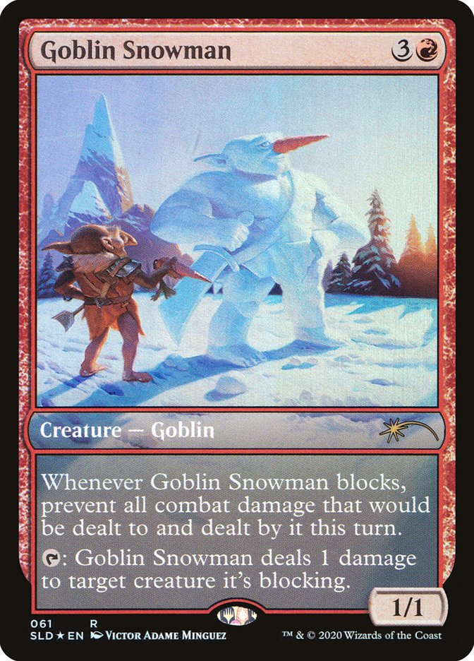 Goblin Snowman [Secret Lair Drop Series] | Play N Trade Winnipeg