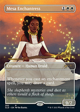 Mesa Enchantress (Borderless) [Secret Lair Drop Series] | Play N Trade Winnipeg