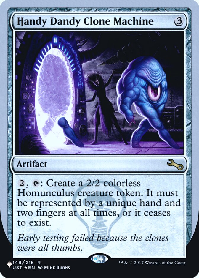 Handy Dandy Clone Machine (Unfinity Foil Edition) [The List] | Play N Trade Winnipeg