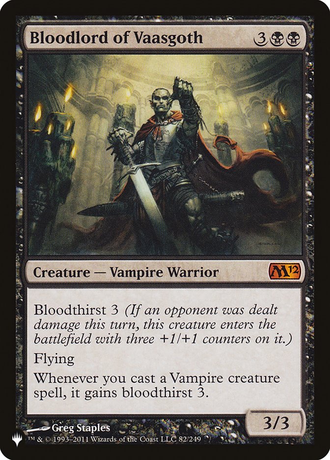 Bloodlord of Vaasgoth [The List] | Play N Trade Winnipeg