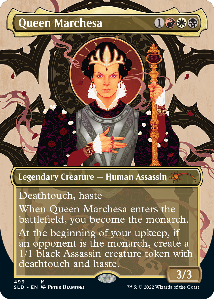 Queen Marchesa (Borderless) [Secret Lair Drop Series] | Play N Trade Winnipeg