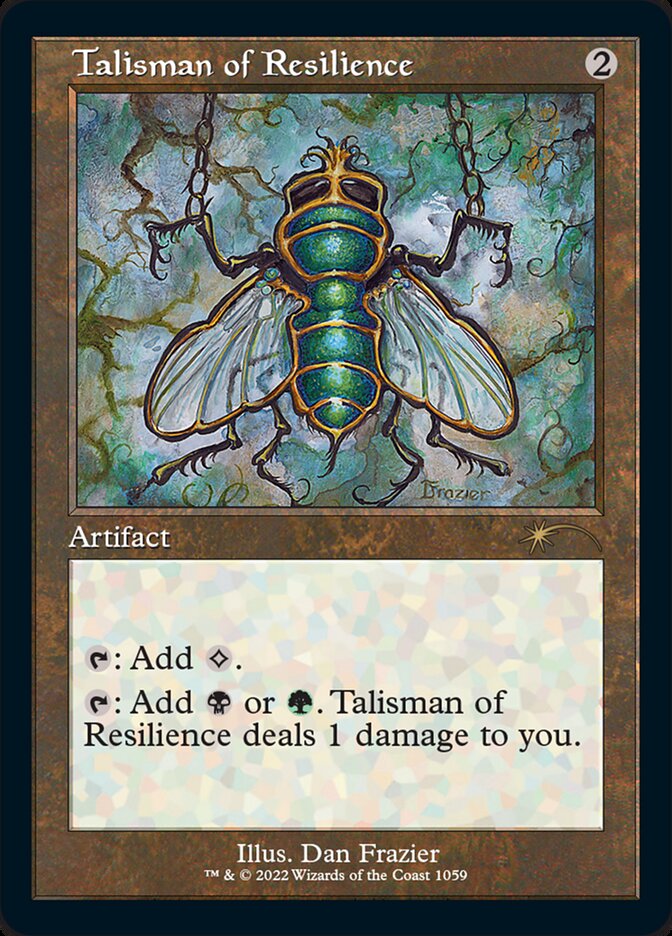 Talisman of Resilience (Foil Etched) [Secret Lair Drop Series] | Play N Trade Winnipeg