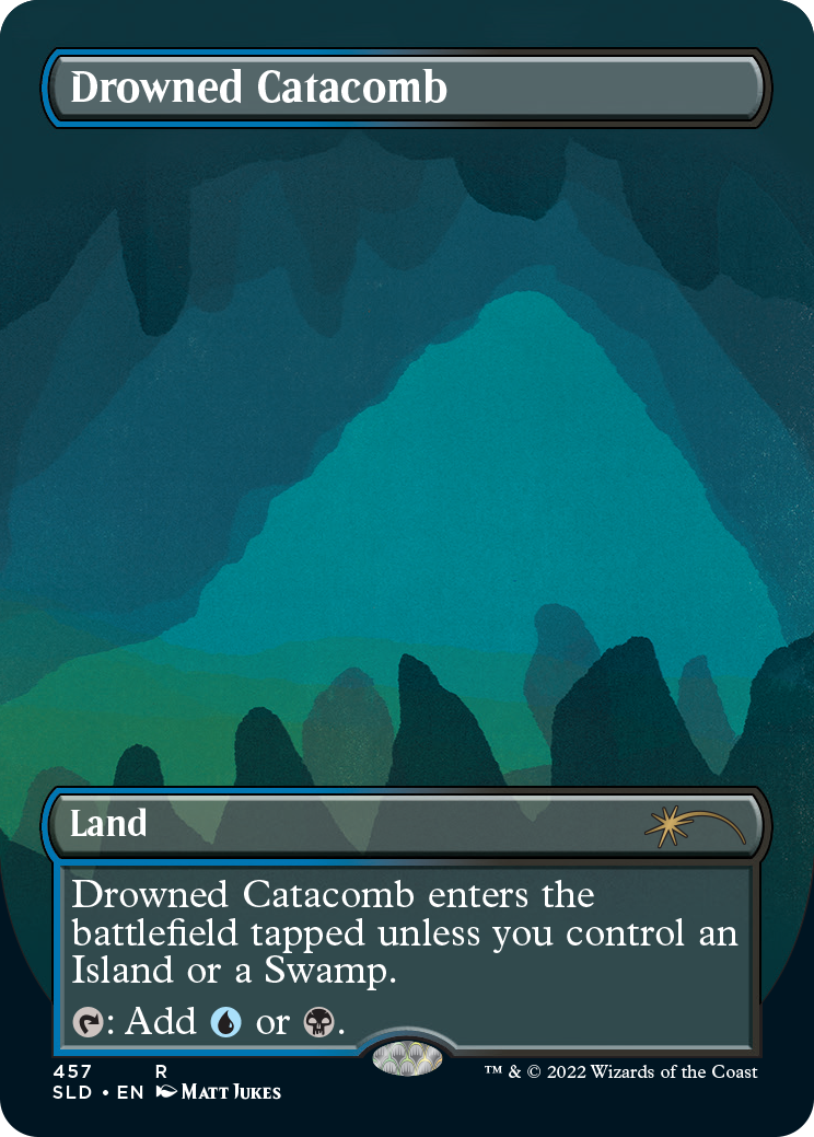 Drowned Catacomb (Borderless) [Secret Lair Drop Series] | Play N Trade Winnipeg