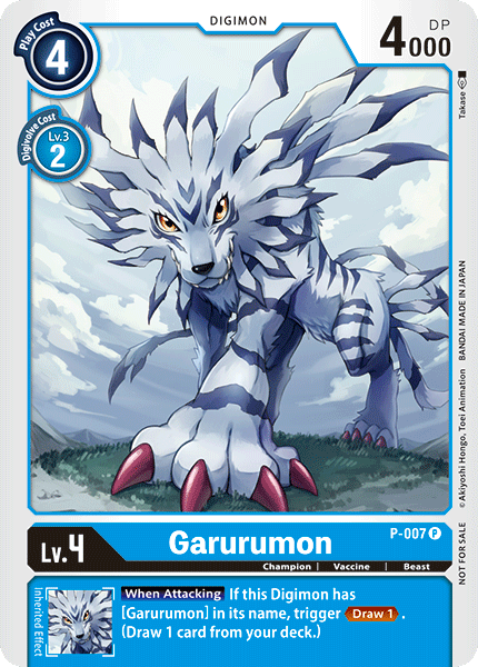 Garurumon [P-007] [Promotional Cards] | Play N Trade Winnipeg