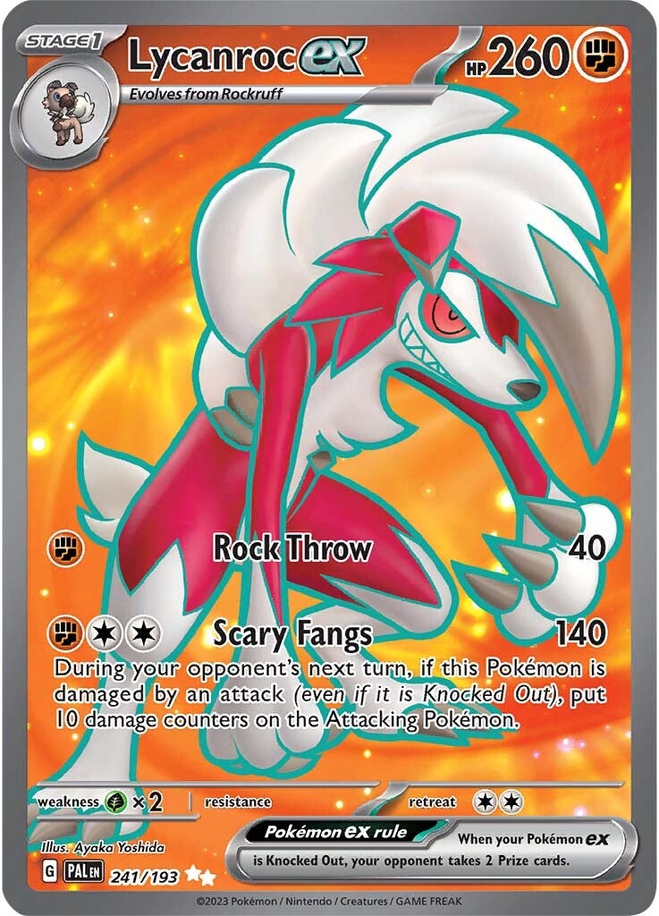 Lycanroc ex (241/193) [Scarlet & Violet: Paldea Evolved] | Play N Trade Winnipeg