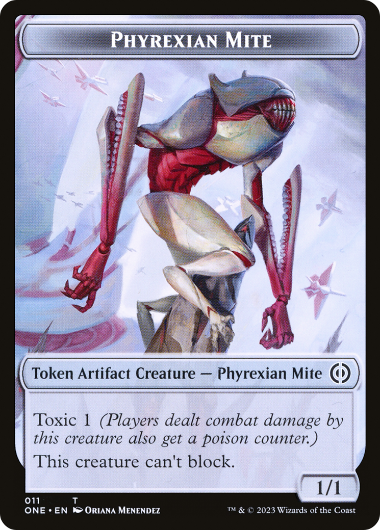 Phyrexian Mite Token (011) [Phyrexia: All Will Be One Tokens] | Play N Trade Winnipeg