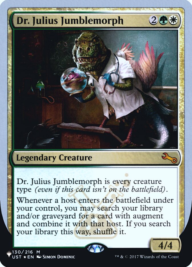 Dr. Julius Jumblemorph (Unfinity Foil Edition) [The List] | Play N Trade Winnipeg