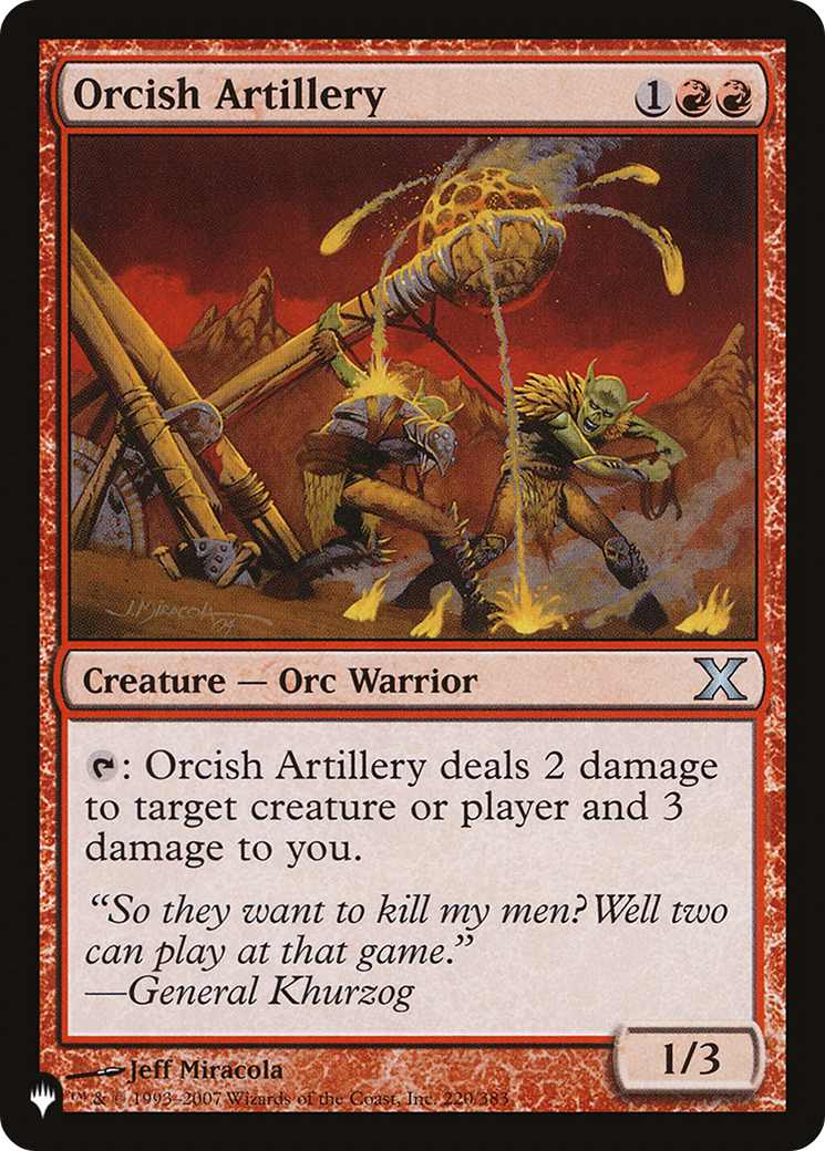 Orcish Artillery [The List] | Play N Trade Winnipeg