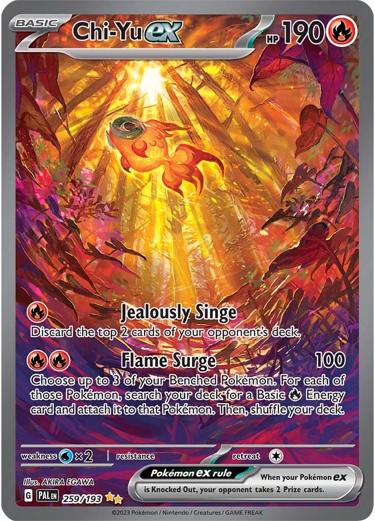 Chi-Yu ex (259/193) [Scarlet & Violet: Paldea Evolved] | Play N Trade Winnipeg