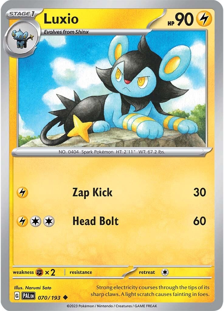 Luxio (070/193) [Scarlet & Violet: Paldea Evolved] | Play N Trade Winnipeg