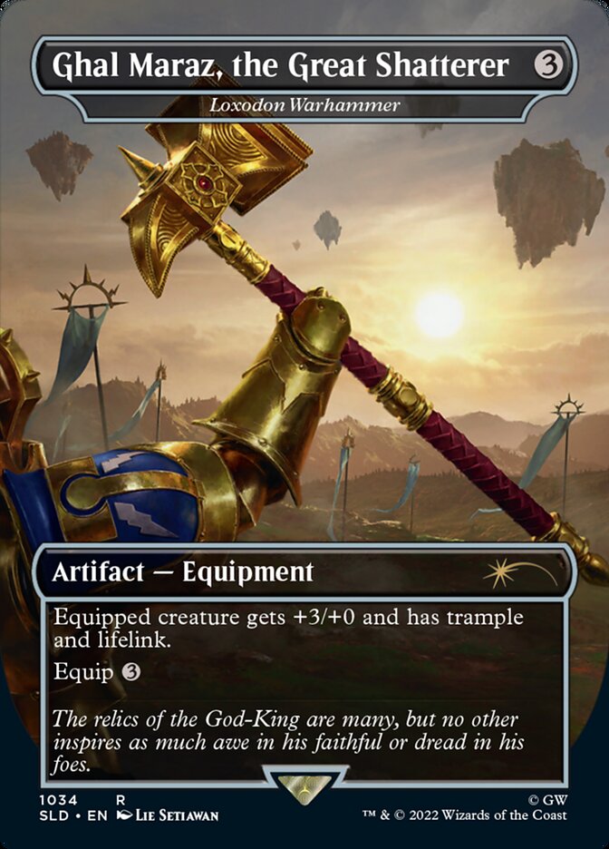 Ghal Maraz, the Great Shatterer - Loxodon Warhammer (Borderless) [Secret Lair Drop Series] | Play N Trade Winnipeg