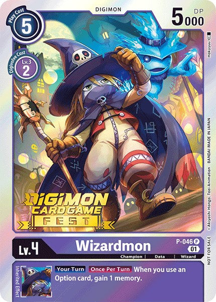 Wizardmon [P-046] (Digimon Card Game Fest 2022) [Promotional Cards] | Play N Trade Winnipeg