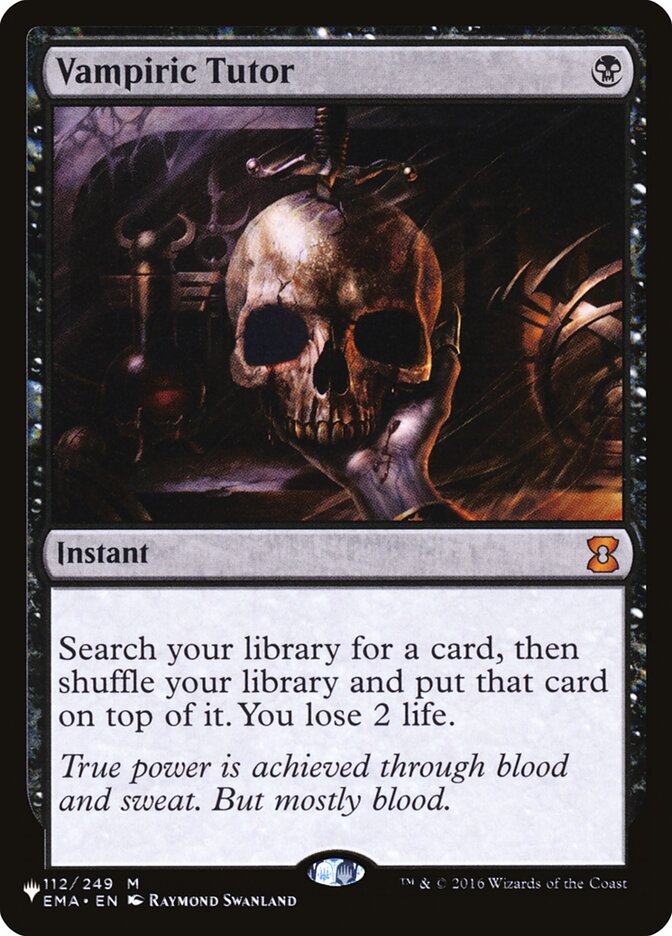 Vampiric Tutor [The List] | Play N Trade Winnipeg