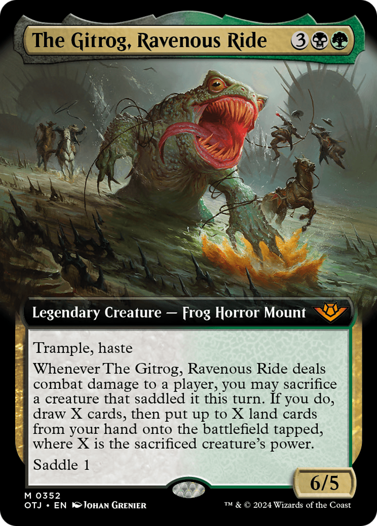 The Gitrog, Ravenous Ride (Extended Art) [Outlaws of Thunder Junction] | Play N Trade Winnipeg