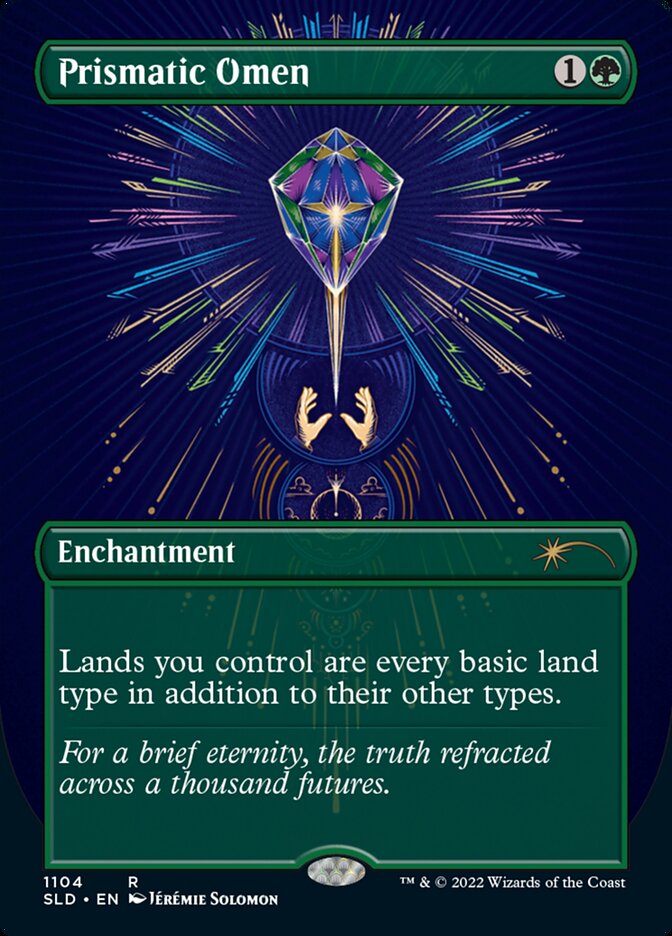 Prismatic Omen (Borderless) [Secret Lair Drop Series] | Play N Trade Winnipeg
