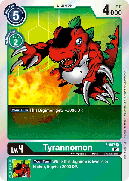 Tyrannomon [P-057] (Official Tournament Pack Vol.4) [Promotional Cards] | Play N Trade Winnipeg