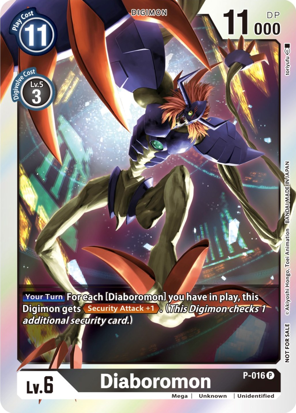 Diaboromon [P-016] (Event Pack 3) [Promotional Cards] | Play N Trade Winnipeg