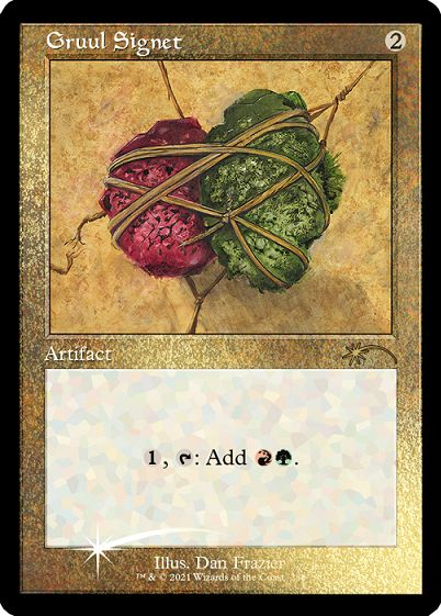 Gruul Signet (Retro) (Foil Etched) [Secret Lair Drop Series] | Play N Trade Winnipeg