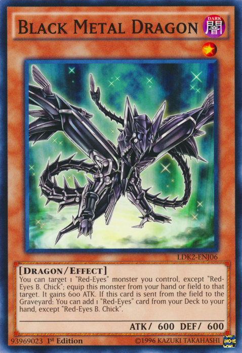 Black Metal Dragon [LDK2-ENJ06] Common | Play N Trade Winnipeg