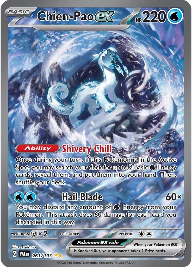 Chien-Pao ex (261/193) [Scarlet & Violet: Paldea Evolved] | Play N Trade Winnipeg