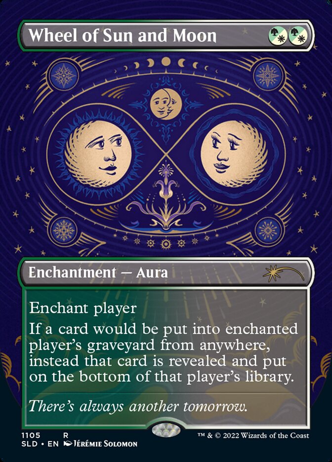 Wheel of Sun and Moon (Borderless) [Secret Lair Drop Series] | Play N Trade Winnipeg
