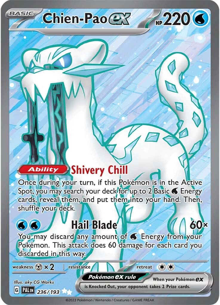 Chien-Pao ex (236/193) [Scarlet & Violet: Paldea Evolved] | Play N Trade Winnipeg