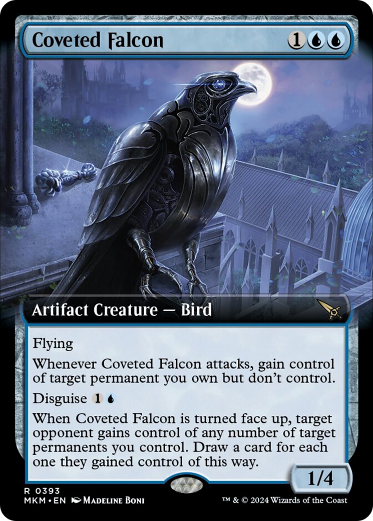 Coveted Falcon (Extended Art) [Murders at Karlov Manor] | Play N Trade Winnipeg