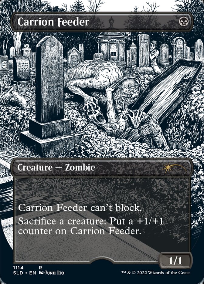 Carrion Feeder (Borderless Etched Foil) [Secret Lair Drop Series] | Play N Trade Winnipeg