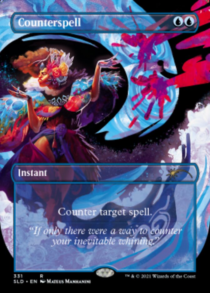 Counterspell (Borderless) [Secret Lair Drop Series] | Play N Trade Winnipeg