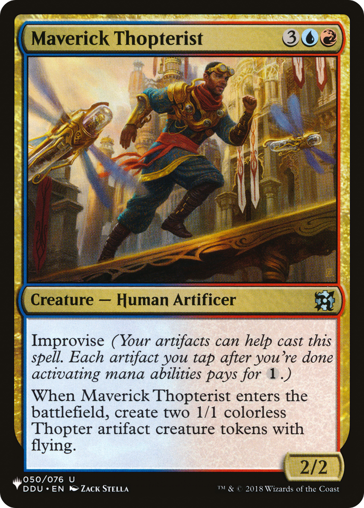 Maverick Thopterist (DDU) [The List] | Play N Trade Winnipeg