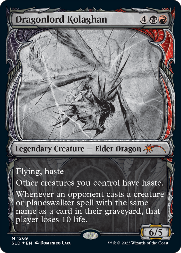 Dragonlord Kolaghan (Halo Foil) [Secret Lair Drop Series] | Play N Trade Winnipeg