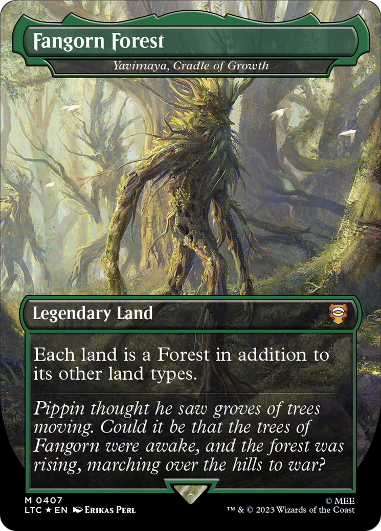 Fangorn Forest - Yavimaya, Cradle of Growth (Surge Foil Realms and Relics) [The Lord of the Rings: Tales of Middle-Earth Commander] | Play N Trade Winnipeg