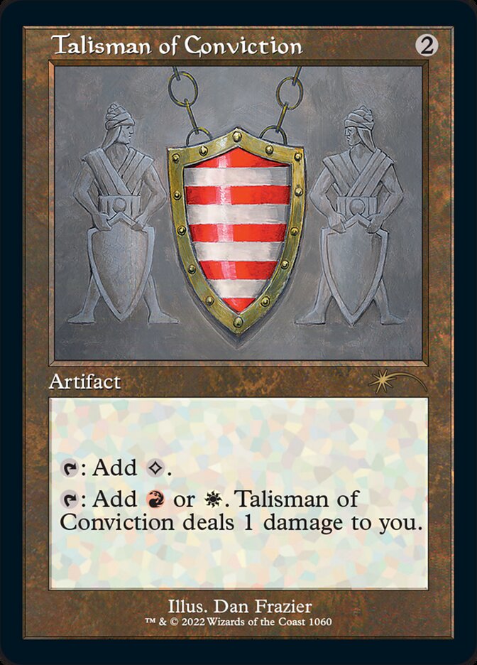 Talisman of Conviction (Foil Etched) [Secret Lair Drop Series] | Play N Trade Winnipeg