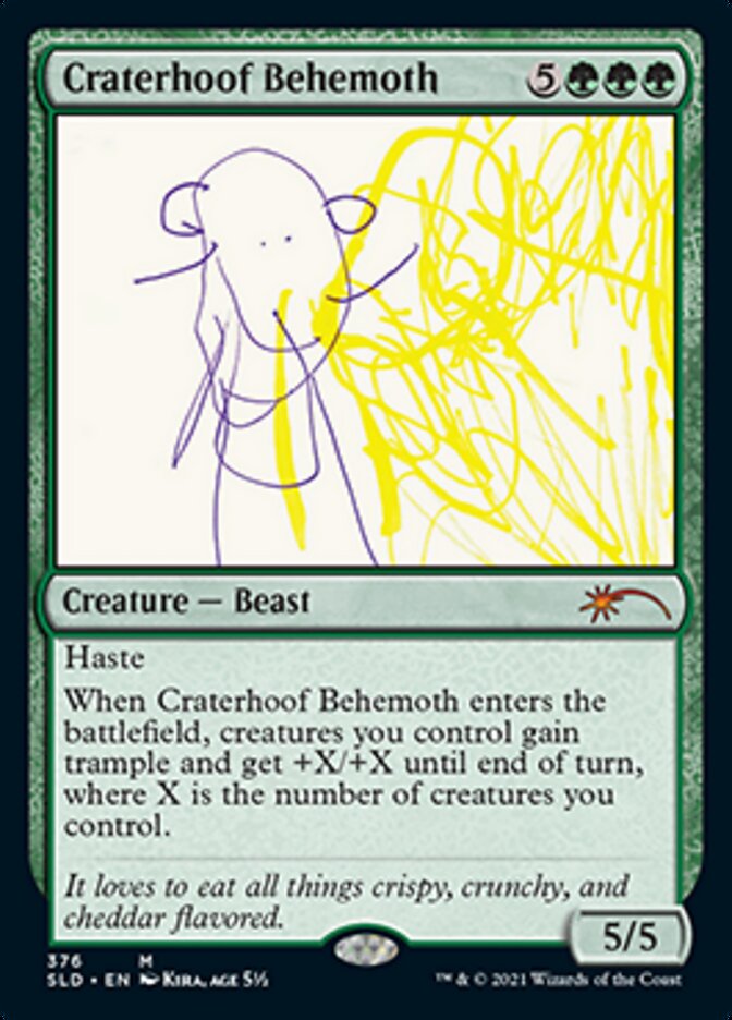 Craterhoof Behemoth (376) [Secret Lair Drop Series] | Play N Trade Winnipeg