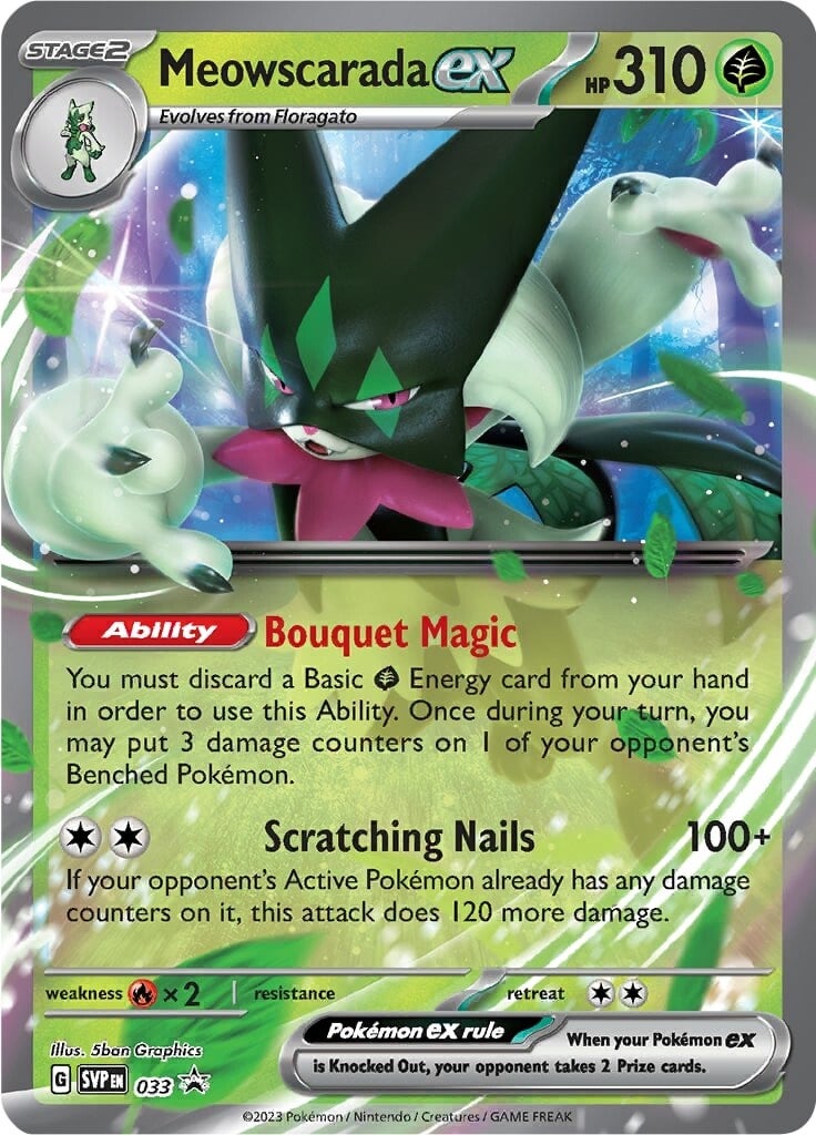 Meowscarada ex (033) [Scarlet & Violet: Black Star Promos] | Play N Trade Winnipeg