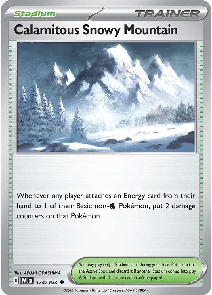 Calamitous Snowy Mountain (174/193) [Scarlet & Violet: Paldea Evolved] | Play N Trade Winnipeg